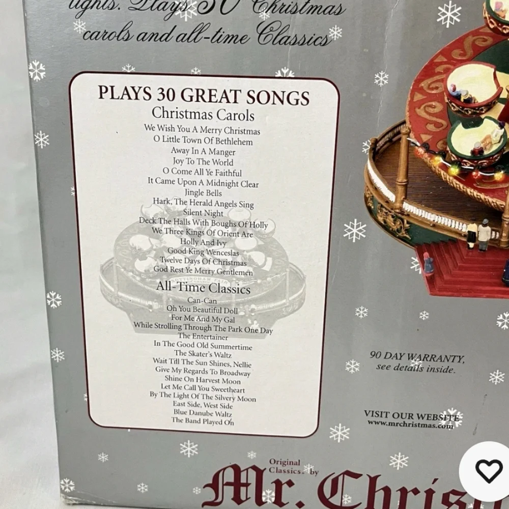 Spinning Tea Cups Holiday Decor Mr. Christmas Lights Music